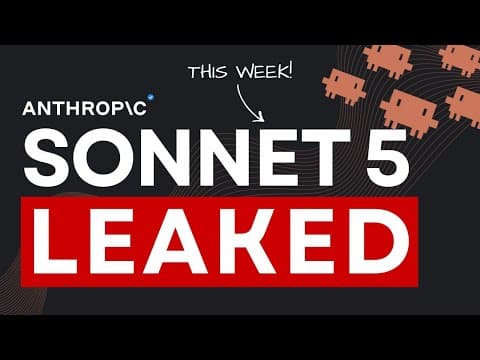 Claude Sonnet 5 LEAKED: 5000 Lines of Code In One Prompt! 영상 썸네일