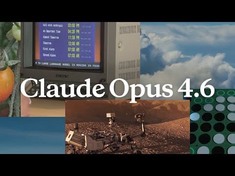 Introducing Claude Opus 4.6 영상 썸네일
