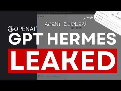 ChatGPT Hermes Agents LEAKED, GPT Images 2.0 Drops + Google's NEW Autonomous Research Agent! 영상 썸네일