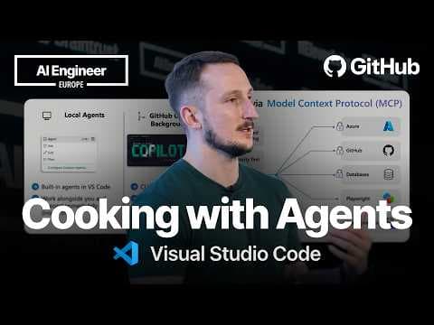Cooking with Agents in VS Code — Liam Hampton, Microsoft 영상 썸네일
