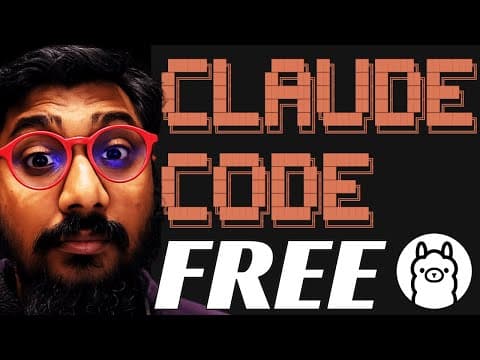 Claude Code is FREE! Thanks to NEW Ollama Setup! 영상 썸네일