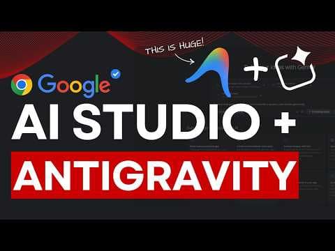 Google Antigravity + AI Studio Integration Is INSANE, OpenAI Deep Research Update! 영상 썸네일