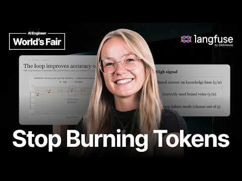Stop Burning Tokens: Why self-improvement needs domain expertise first - Annabell Schäfer, Langfuse 영상 썸네일