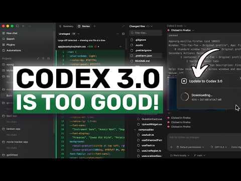 Codex 3.0 (New Upgrades,Free Tier): These NEW Updates to CODEX is CRAZY! 영상 썸네일