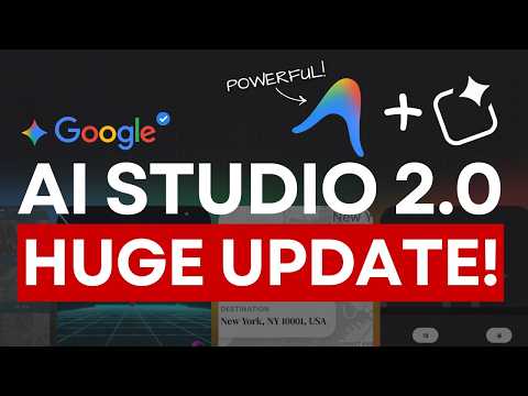 Google AI Studio 2.0: Full Stack Vibe Coding With Antigravity Is HERE! 영상 썸네일