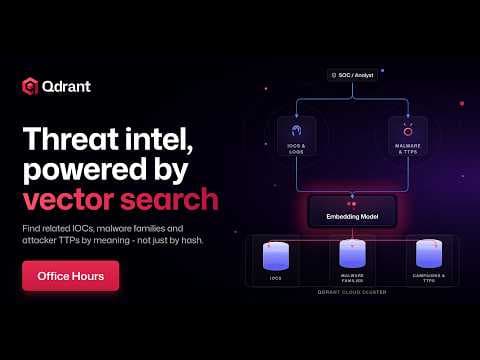 Threat Intel using Qdrant | Discord Office Hours May'26 영상 썸네일