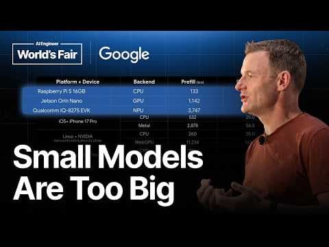 엣지 AI의 핵심 제약은 RAM: Gemma 모델 경량화와 온디바이스 구현 전략
