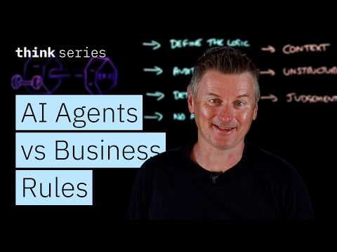 AI Agents vs Business Rules: Which Should Make Decisions? 영상 썸네일