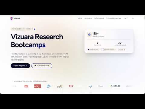 AI Research Bootcamp by MIT, Purdue PhDs 영상 썸네일