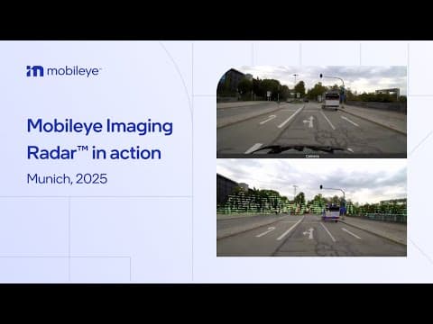 Mobileye Imaging Radar™ in action - Munich 영상 썸네일