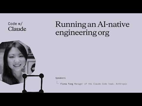 Running an AI-native engineering org 영상 썸네일