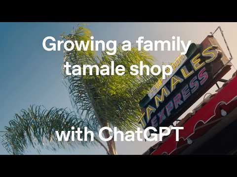 Growing a family tamale shop | with ChatGPT | Super Bowl 2026 영상 썸네일