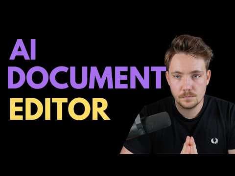 Let's Build an AI Document Editor From Scratch with TipTap 영상 썸네일