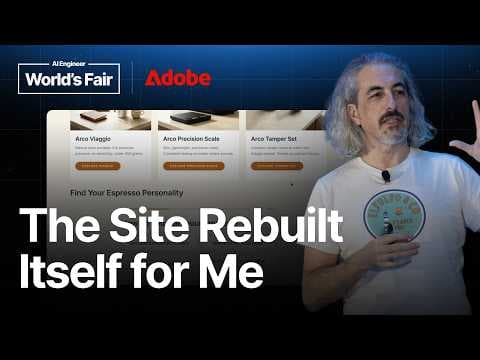 Agentic Sites: Building Hyper Personalized Websites — Carlos Sanchez, Adobe 영상 썸네일