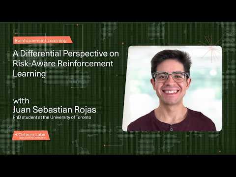 Juan Sebastian Rojas - A Differential Perspective on Risk Aware Reinforcement Learning 영상 썸네일