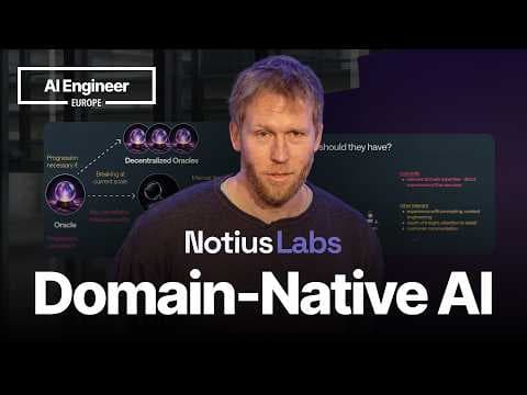 How to Leverage Domain Expertise — Chris Lovejoy, Notius Labs 영상 썸네일