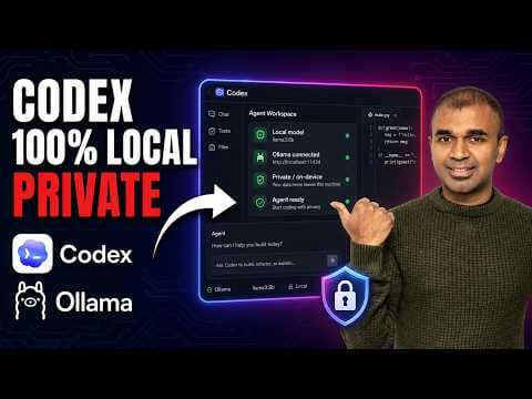 Run OpenAI Codex Locally for FREE with Ollama 영상 썸네일