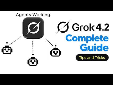 Grok 4.2 Agents For Beginners - Grok 4.2 Full Guide With Usecases 영상 썸네일