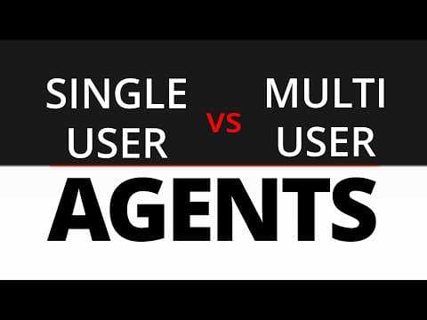 Single-User vs Multi-User Agents: What Actually Changes 영상 썸네일