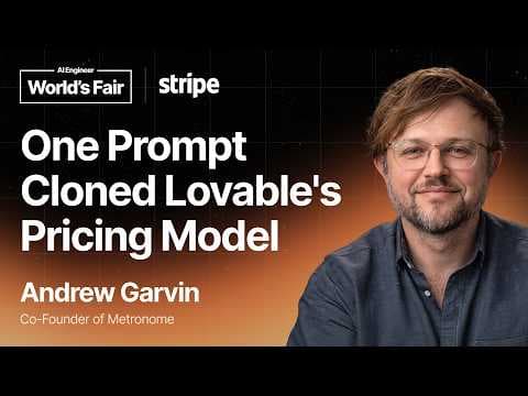 How to avoid disaster when vibe-coding a billing engine — Andrew Garvin, Stripe 영상 썸네일