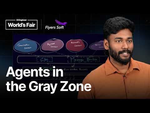 Let's integrate AI Agents in Event-Sourced Systems — Divakar Kumar, FlyersSoft 영상 썸네일
