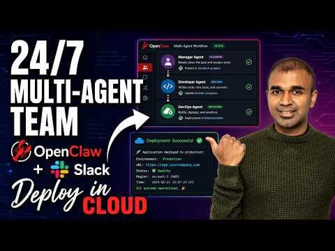 OpenClaw Multi-Agent Setup in Slack (Pazi AI) 영상 썸네일