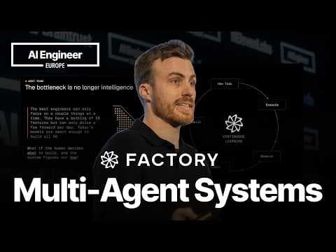 Multi-Agent Systems That Ship for Days — Luke Alvoeiro, Factory 영상 썸네일