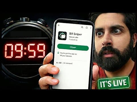 I Built & Launched a Mobile App in 10 Minutes (No Code) 영상 썸네일