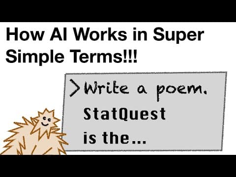 How AI works in Super Simple Terms!!! 영상 썸네일