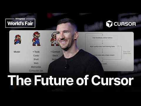 Recursive Model Improvement — Lee Robinson, Cursor 영상 썸네일