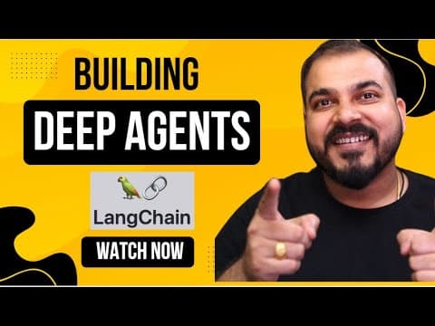 Building Deep Agents Tutorial With Langchain- Part 1 영상 썸네일