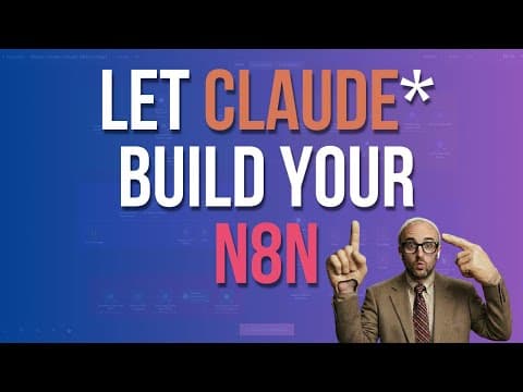 n8n v2 + MCP: How I Build and Debug Entire Workflows (Tutorial) 영상 썸네일