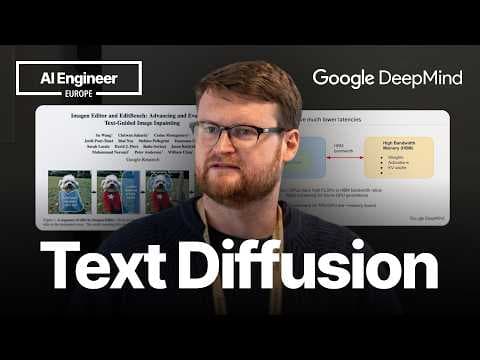 Text Diffusion — Brendon Dillon, Google DeepMind 영상 썸네일