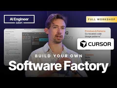 Building your own software factory — Eric Zakariasson, Cursor 영상 썸네일