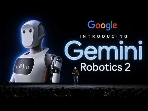 Google DeepMind의 Gemini Robotics 2가 선보이는 인간형 로봇의 정밀한 조작과 협업 능력.