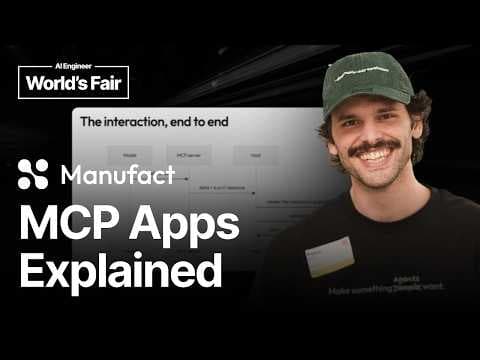MCP Apps: Primitives, discovery, and the Future of Software - Pietro Zullo, Manufact, Inc 영상 썸네일