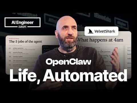 I Gave an AI Agent the Keys to My Life (Here's What Happened) — Radek Sienkiewicz, Velvet Shark 영상 썸네일
