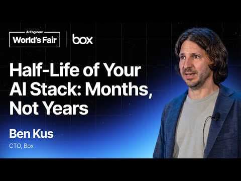 The Half Life of Agent Infrastructure — Ben Kus, Box 영상 썸네일
