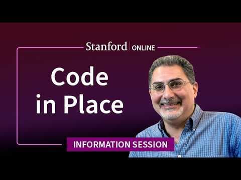 Stanford's Code in Place Info Session with Mehran Sahami 영상 썸네일