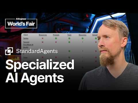 The Future Is Domain-Specific Agents - Justin Schroeder, StandardAgents 영상 썸네일