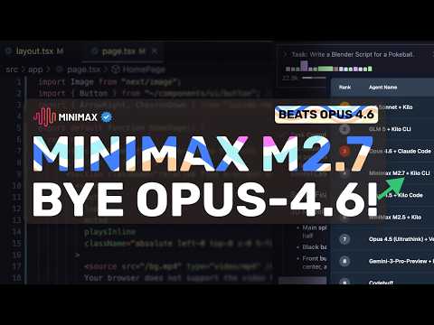 Minimax M2.7 (Fully Tested): I early tested Minimax's NEW MODEL & it just OBLITERATED Opus 4.6!!! 영상 썸네일