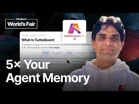 Turbocharge Your Agent's Retrieval with TurboQuant - Shashi Jagtap, Superagentic AI 영상 썸네일