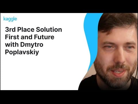 Kaggle Winners Walkthroughs: 1st and Future - Player Contact Detection with Dmytro Poplavskiy 영상 썸네일