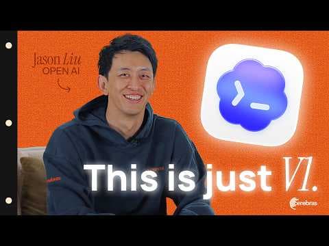 Building Fast with OpenAI's Codex Spark, Powered by Cerebras 영상 썸네일