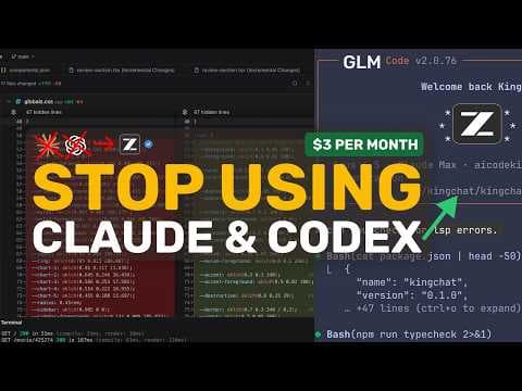 GLM 5 (Lite Coding Plan) + Skills + Pi : This $3 Setup BEATS Claude Code & Codex!!! 영상 썸네일