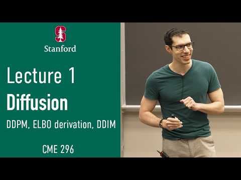 Stanford CME296 Diffusion & Large Vision Models | Spring 2026 | Lecture 1 - Diffusion 영상 썸네일