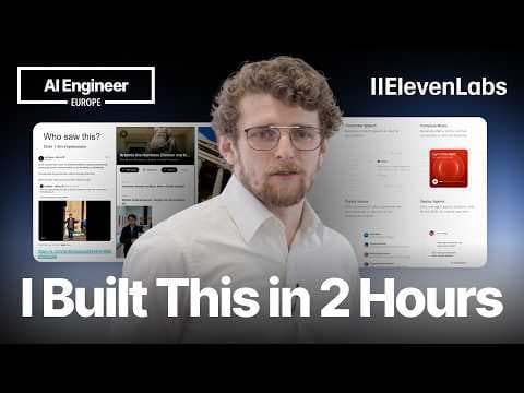 How to talk to statues — Joe Reeve, ElevenLabs 영상 썸네일