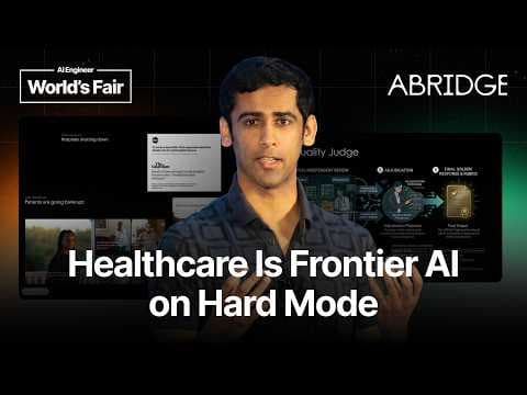 From Ambient Documentation to Clinical Intelligence — Chaitanya Asawa, Abridge 영상 썸네일