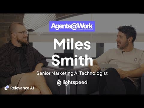 Agents@Work: Miles (Building Enterprise-Ready Agents at Lightspeed) 영상 썸네일