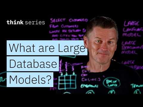 데이터베이스 내에서 AI를 직접 활용하는 Large Database Models(LDM)의 이해.